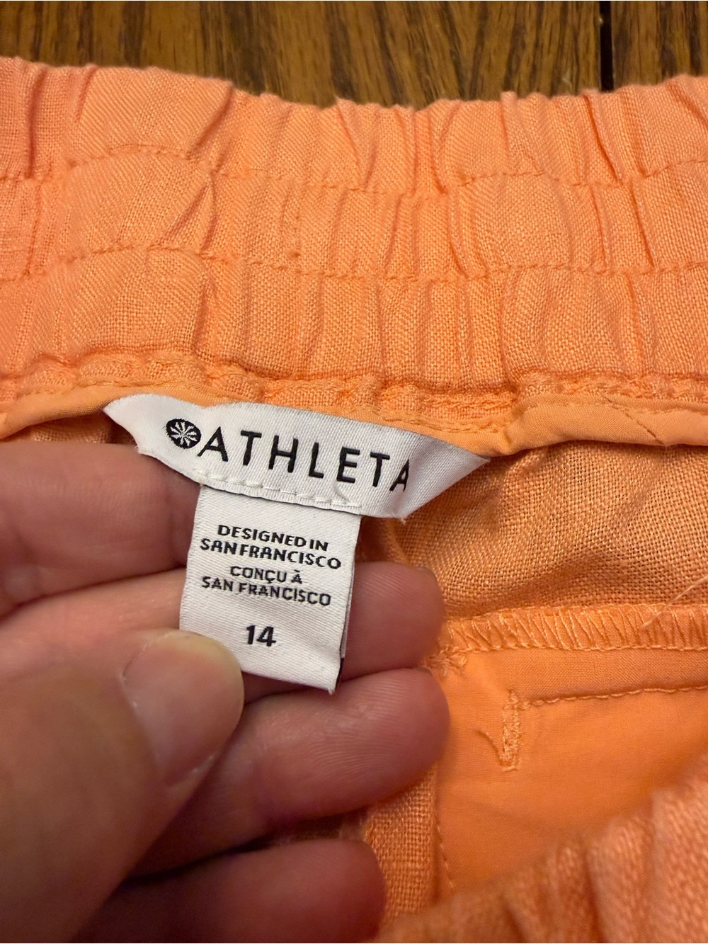 New with Tags Athleta Peach Drawstring Joggers - Picture 2 of 7